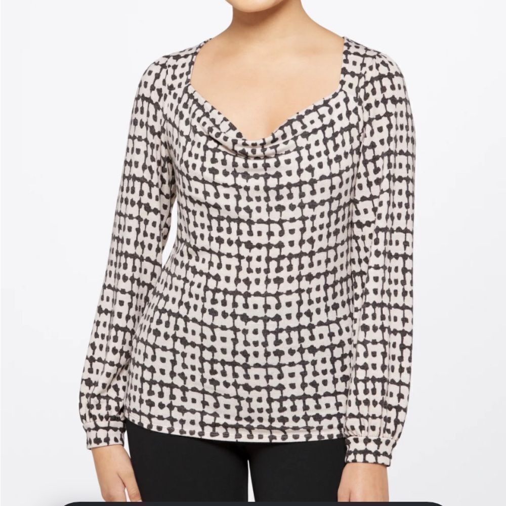KAILEIGH Saanvi Long Sleeve Knit Top Off White‎ XLP NWT Stitch Fix